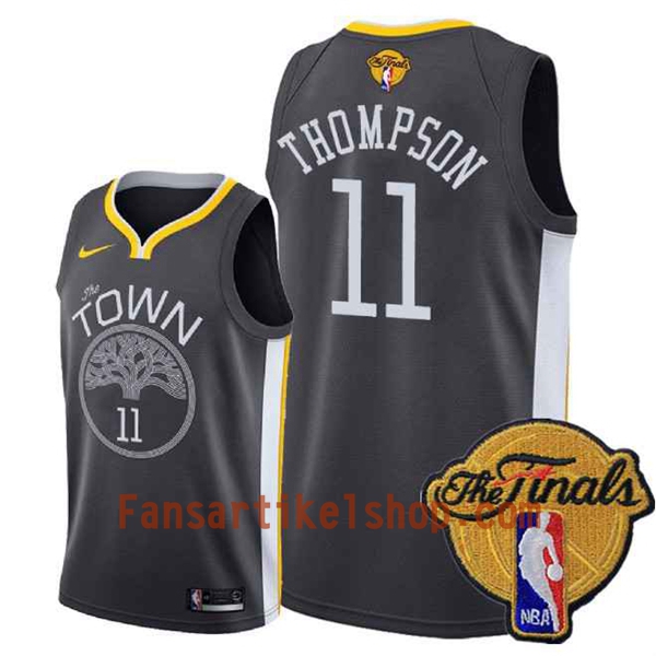 NBA Golden State Warriors Trikot Klay Thompson 11 Black Town 2018 NBA Finals Patch Nike Swingman - Herren NBA Golden State Warriors Trikot Klay Thompson 11 Black Town 2018 NBA Finals Patch Nike Swingman - Herren